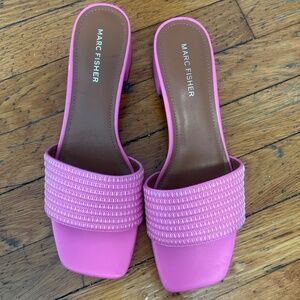 Marc fisher pink sandals